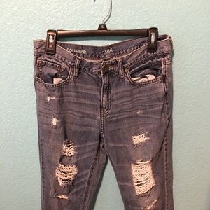 ana boyfriend distressed jeans size 29/8